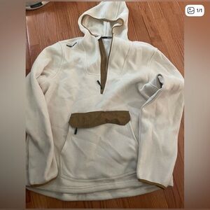 Bauer White and Tan Men's Hoodie
